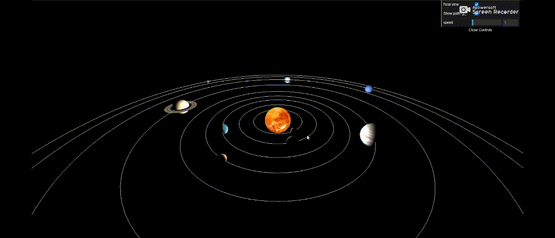 Discover the Solar System like never before with 'SolarSystem Explore'! This 3D visualization, created using HTML and Three.js, offers a realistic view of planets, orbits, and the Sun. Interact with intuitive controls to explore and learn fascinating facts about each planet.